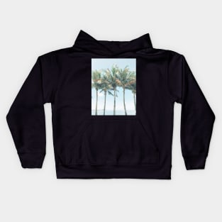 Tropical Palm Trees Kids Hoodie